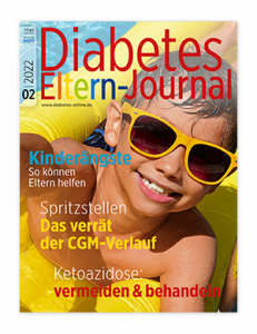 Titelseite von Diabetes-Eltern-Journal 02/2022